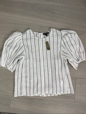 J.Crew NWT gauzy puff-sleeve blouse - Size Small